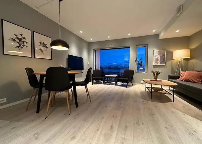 A Place For Aurora In Wintertime And Midnight Sun In Summer-time!